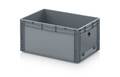 AUER Packaging Skrzynki do otwartych szaf w formacie Euro z przezroczystą pokrywą ze szkła akrylowego EG SKS 64/32 HG Propozycja 1